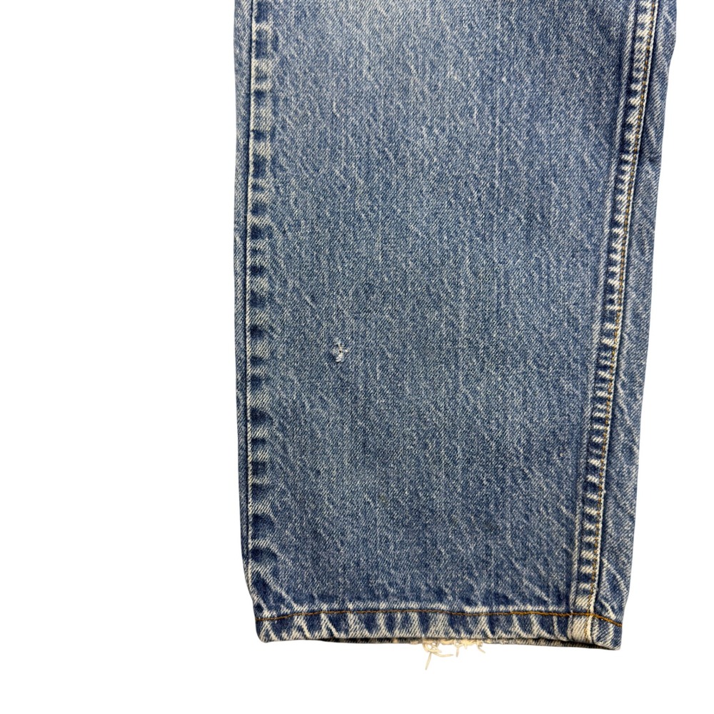Vtg Levi's 505 Orange Tab Jeans Men 36x27.5 Straight‎ Leg Light Wash Denim USA - Picture 6 of 15